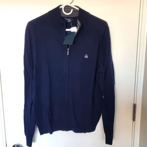 Brooks Brothers zip up sweater